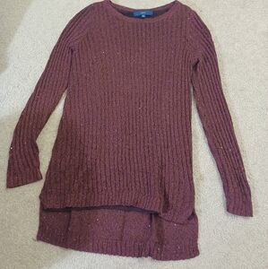 Apt 9 Burgundy Dressy Sweater Size S